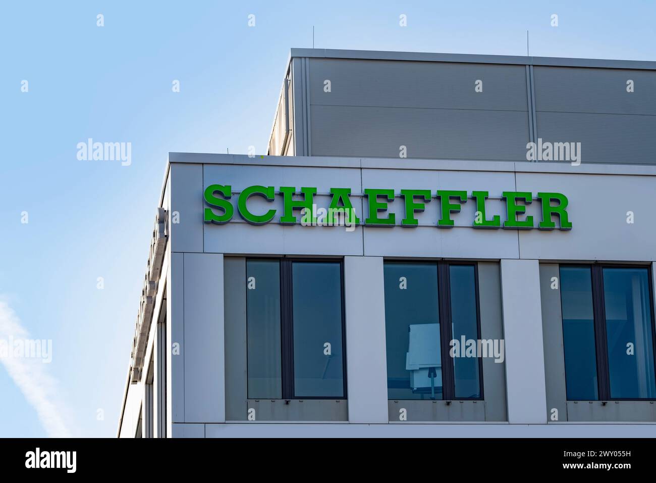 Azienda globale Schaeffler Group Office, fornitore automobilistico, efficienza e produttività tedesche in un ambiente di lavoro moderno, Automotive Technologies in Foto Stock
