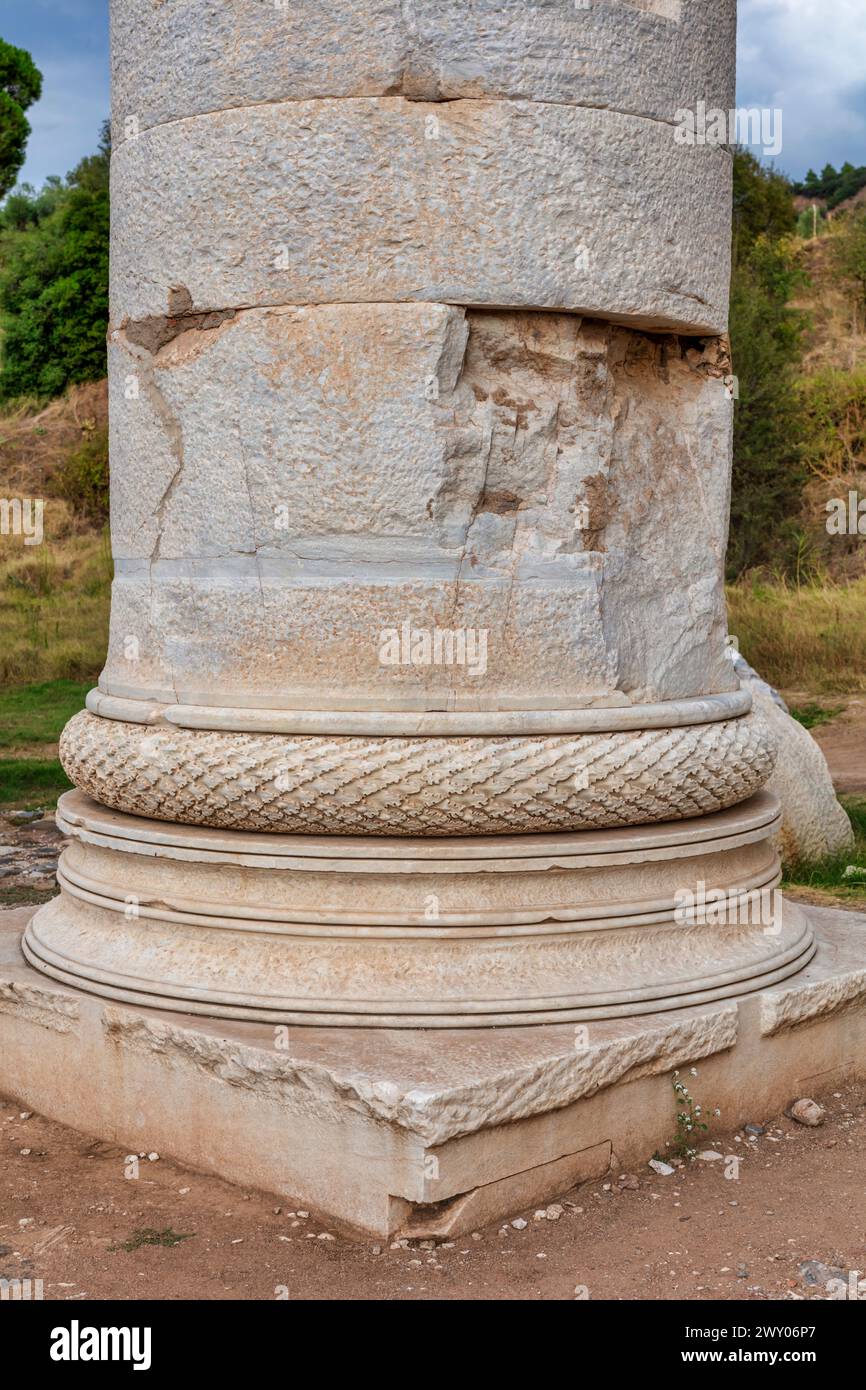 Tempio di Artemide, Sardi, Sardi, provincia di Manisa, Turchia Foto Stock