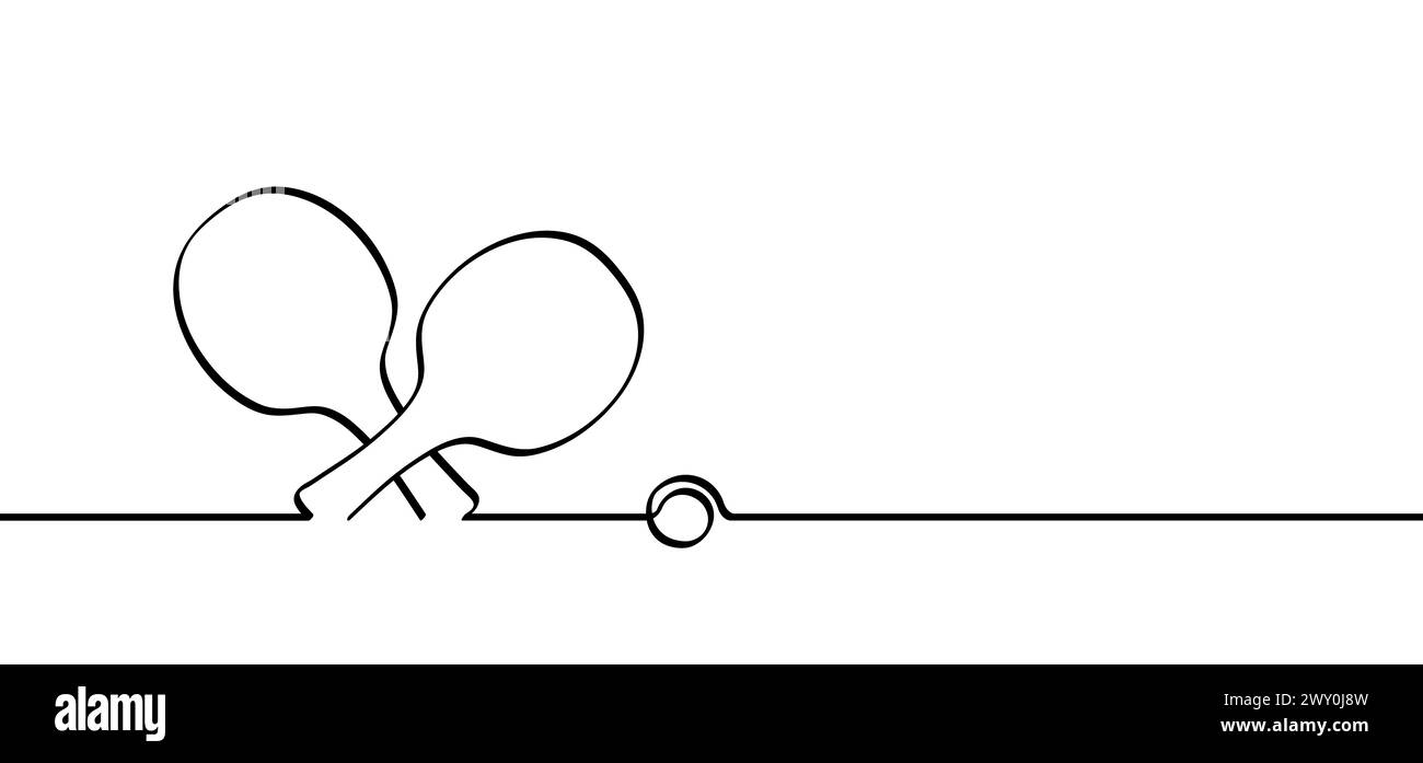 Icona ping-pong e paddle. Macchie di pingpong dei cartoni animati. mazza e palla da ping pong. gioco di ping pong. Racchette da ping pong e palle. Giocatore di ping-pong. Dieci Foto Stock