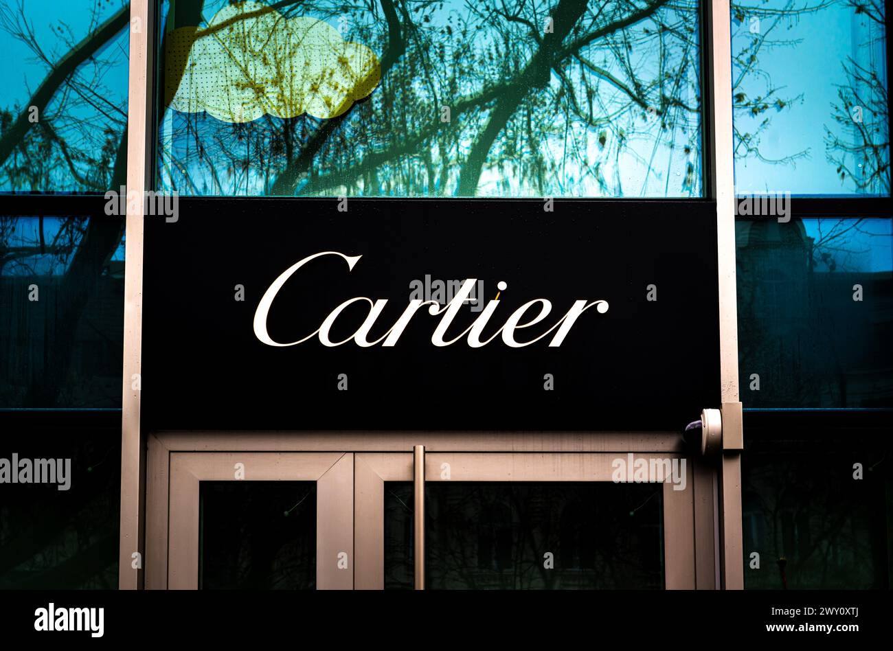 Negozio Cartier a Berlino, Germania Foto Stock