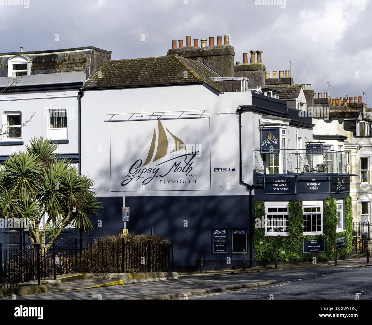 The Gipsy Moth Public House, Citadel Road, Plymouth, Devon, Inghilterra, REGNO UNITO Foto Stock
