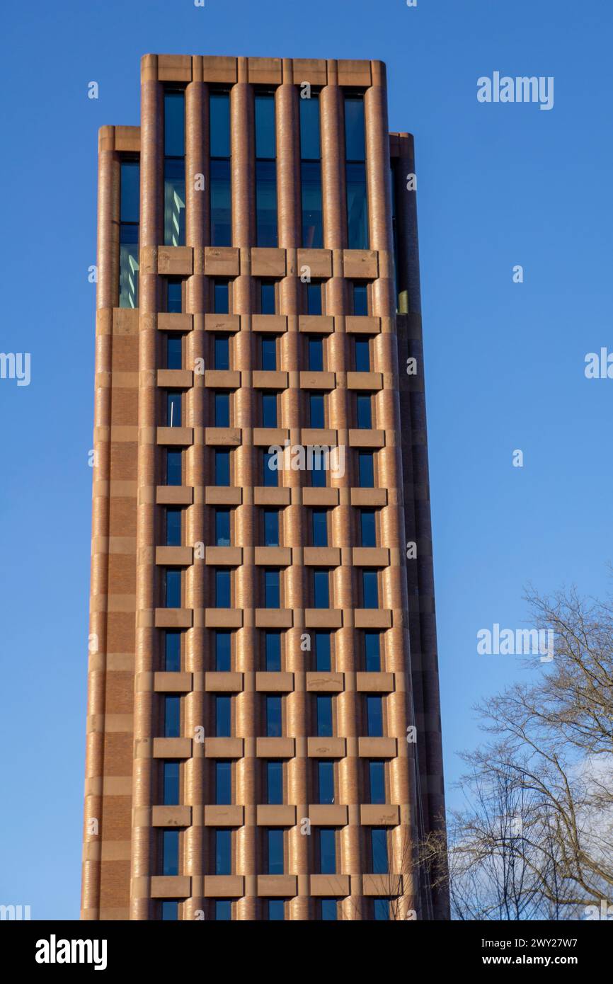 Kline Biology Tower, vista esterna, Yale University, New Haven, Connecticut, STATI UNITI Foto Stock