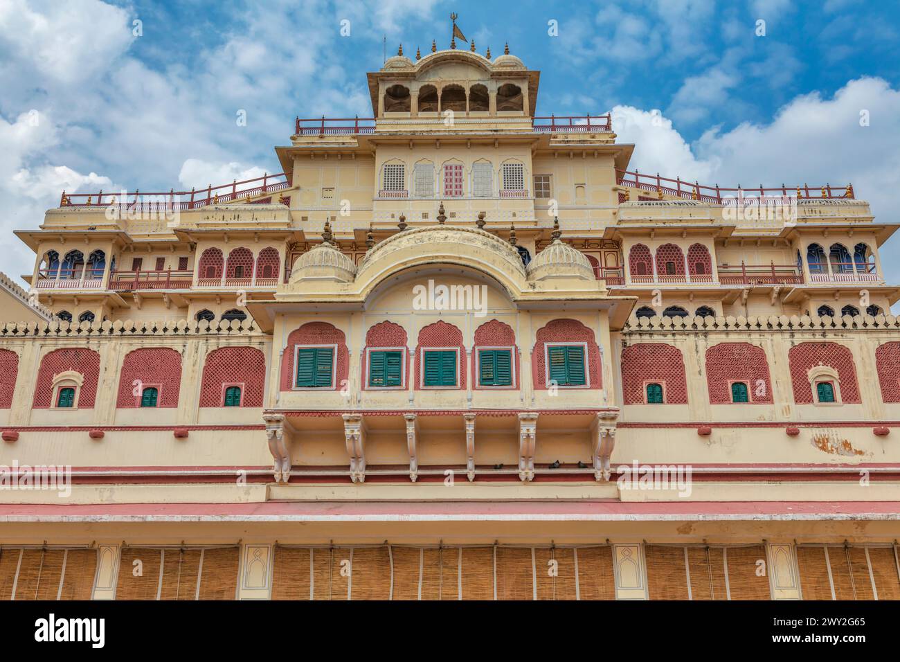 Chandra Mahal, City Palace Jaipur, Rajasthan, India Foto Stock