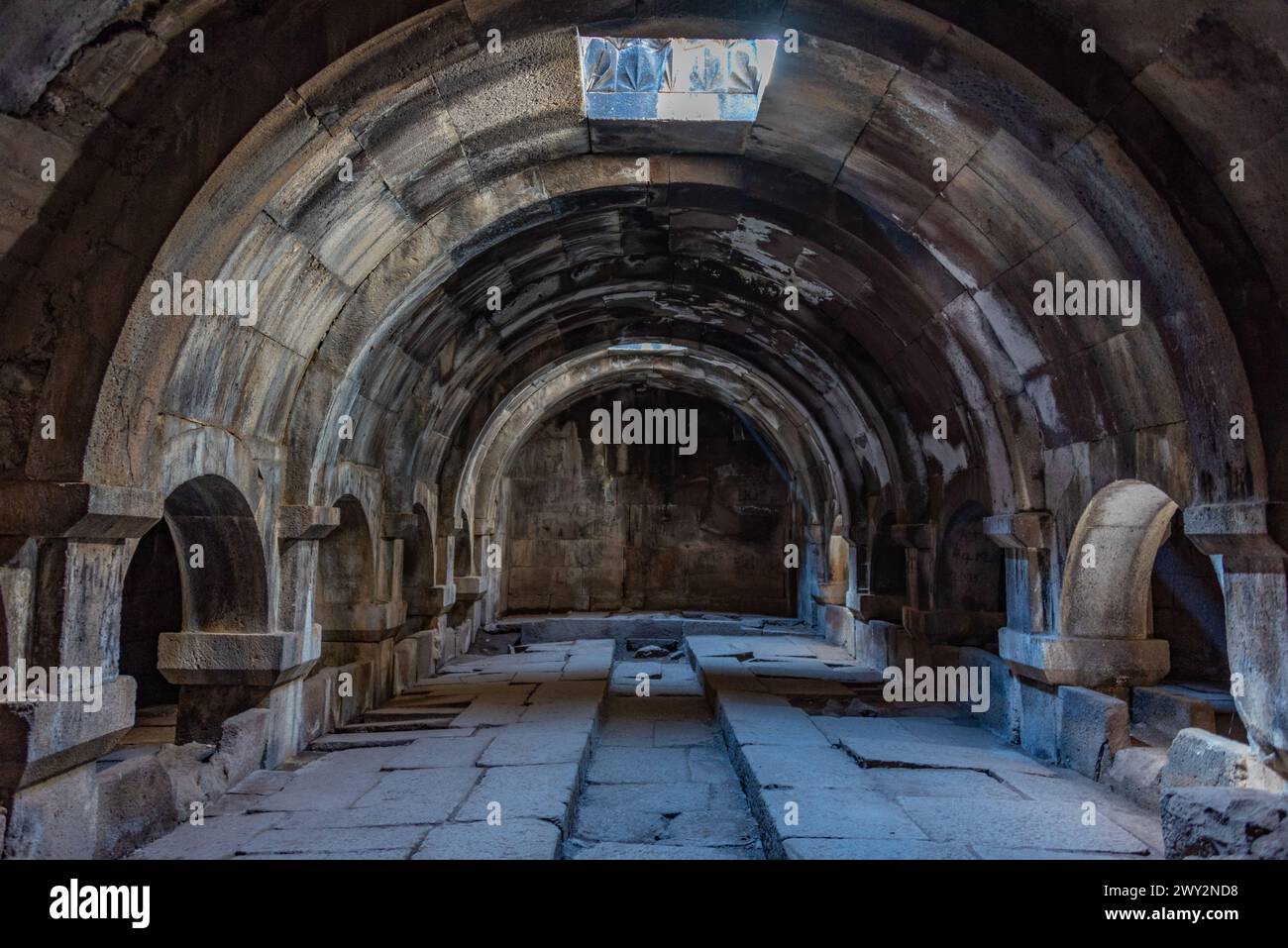 Rovine di Selim Caravanserai in Armenia Foto Stock