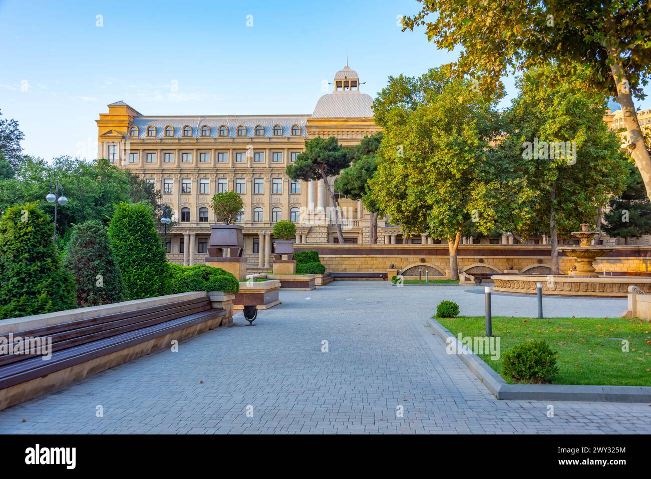 Museo d'arte statale dell'Azerbaigian a Baku Foto Stock