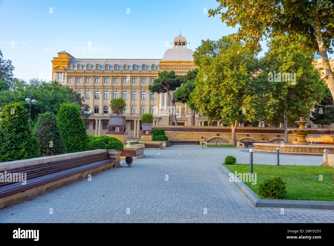 Museo d'arte statale dell'Azerbaigian a Baku Foto Stock