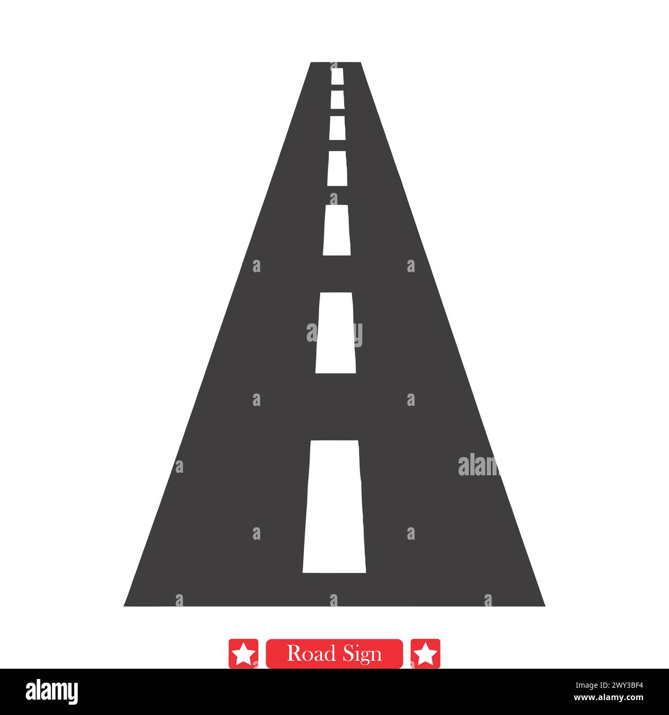 Set di strumenti per la navigazione stradale Essential Road Sign Vector per mappe Illustrazione Vettoriale