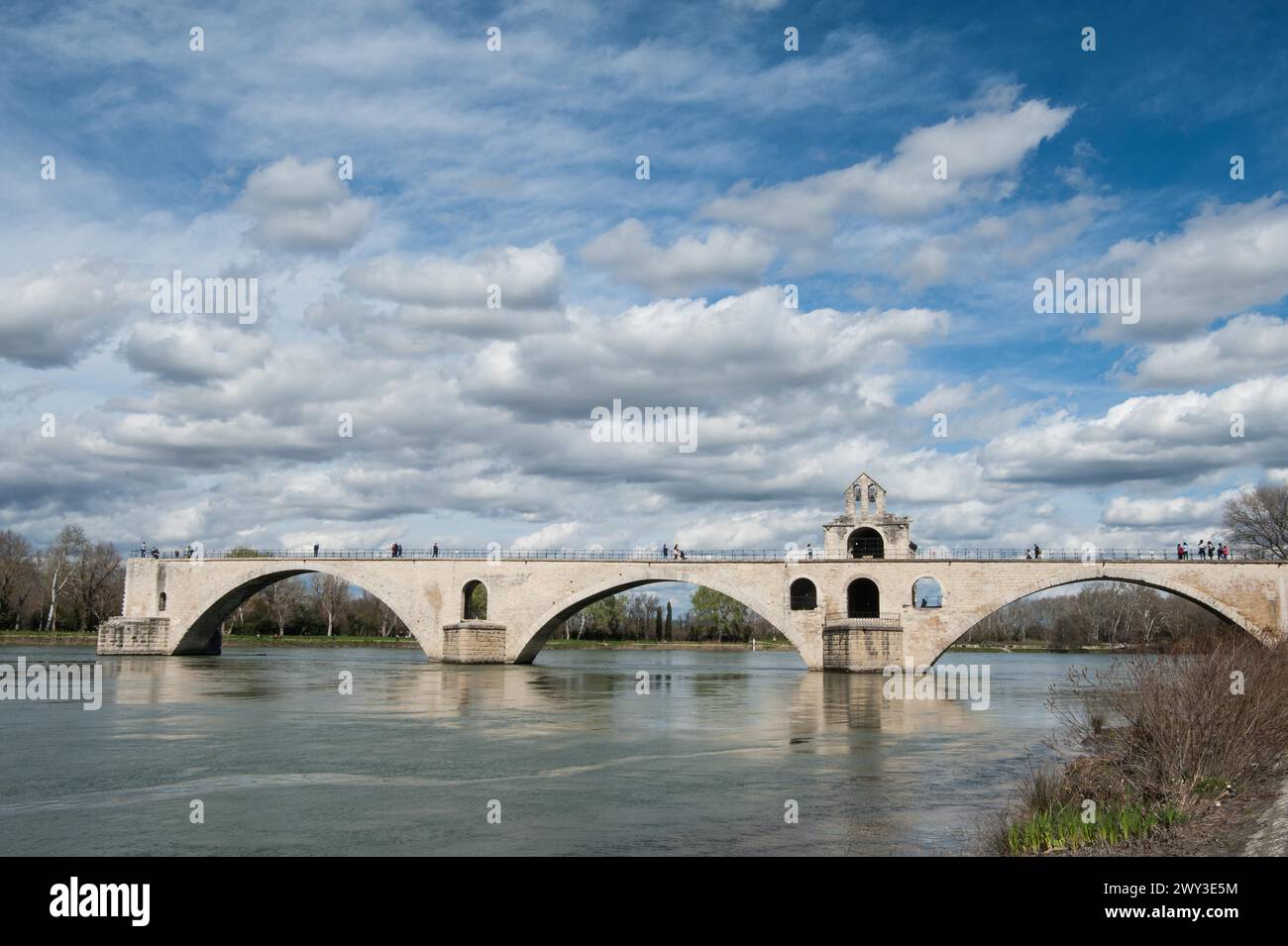 Avignone, ponte, francia Foto Stock