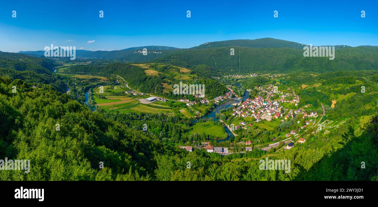 Città di Kulen Vakuf in Bosnia ed Erzegovina Foto Stock
