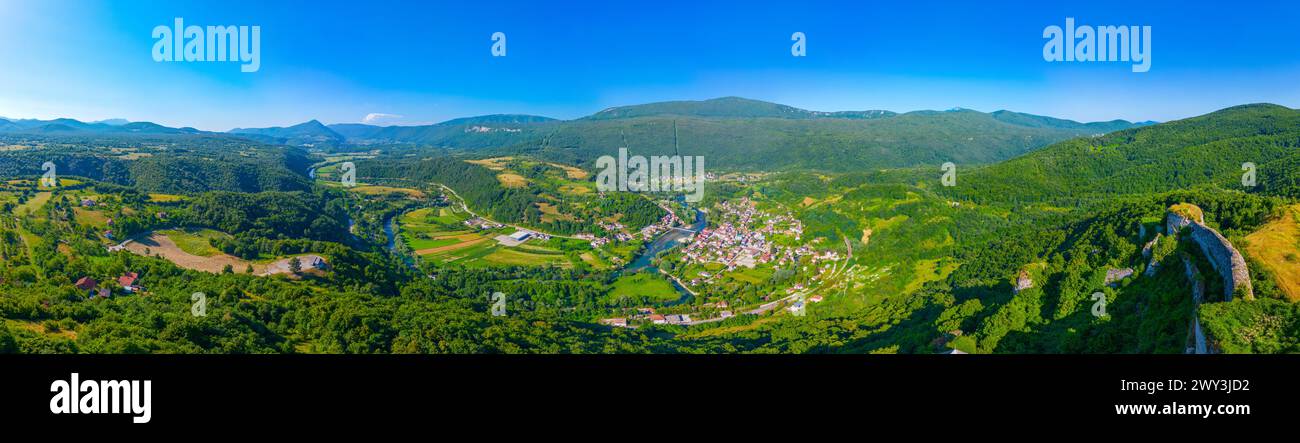 Città di Kulen Vakuf in Bosnia ed Erzegovina Foto Stock