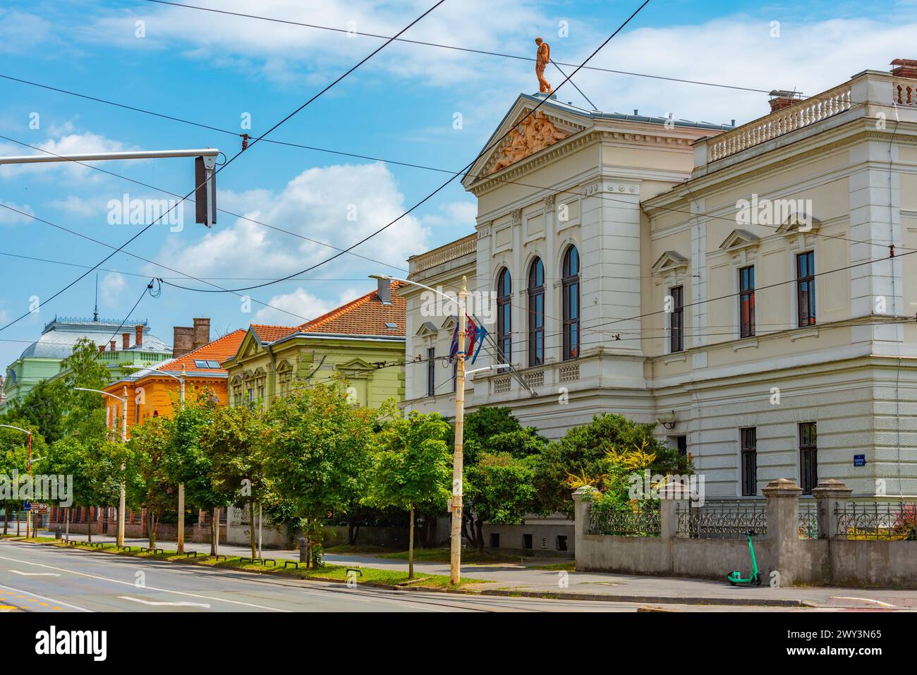 Camera di commercio di Osijek, Croazia Foto Stock