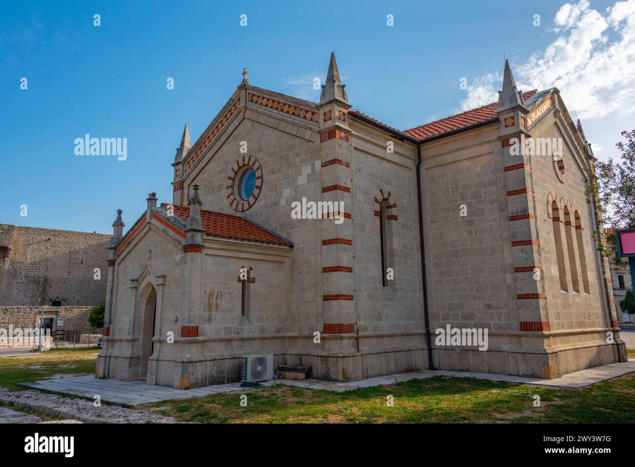 Chiesa francescana di San Vlah a Ston, Croazia Foto Stock