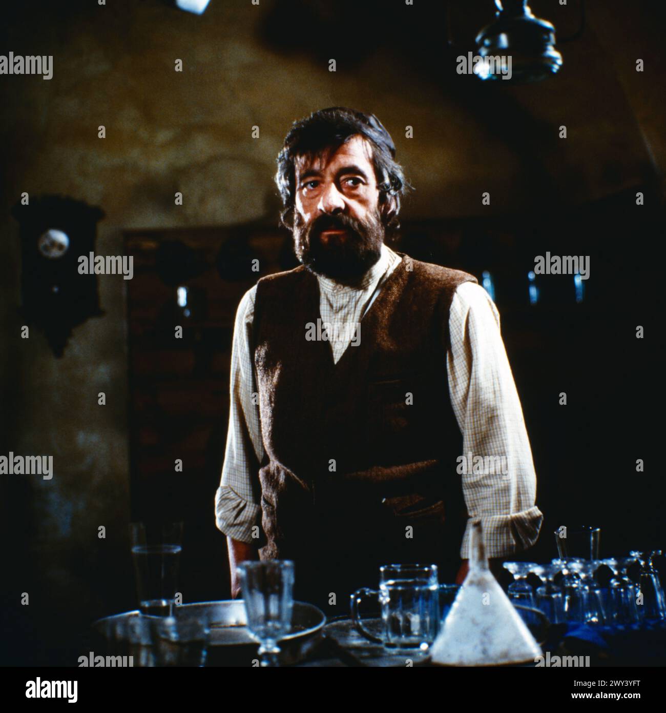 Tarabas, Historien-Film in zwei Teilen, nach einem Roman von Joseph Roth, 1982, Szene: Günther Mack als Poller in Teil 2. Foto Stock