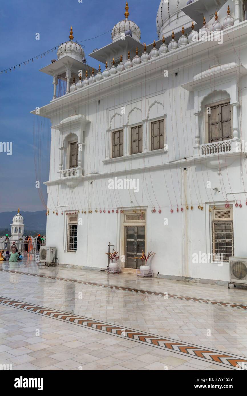 Gurudwara Takht Sri Kesgarh Sahib, Anandpur Sahib, Punjab, India Foto Stock