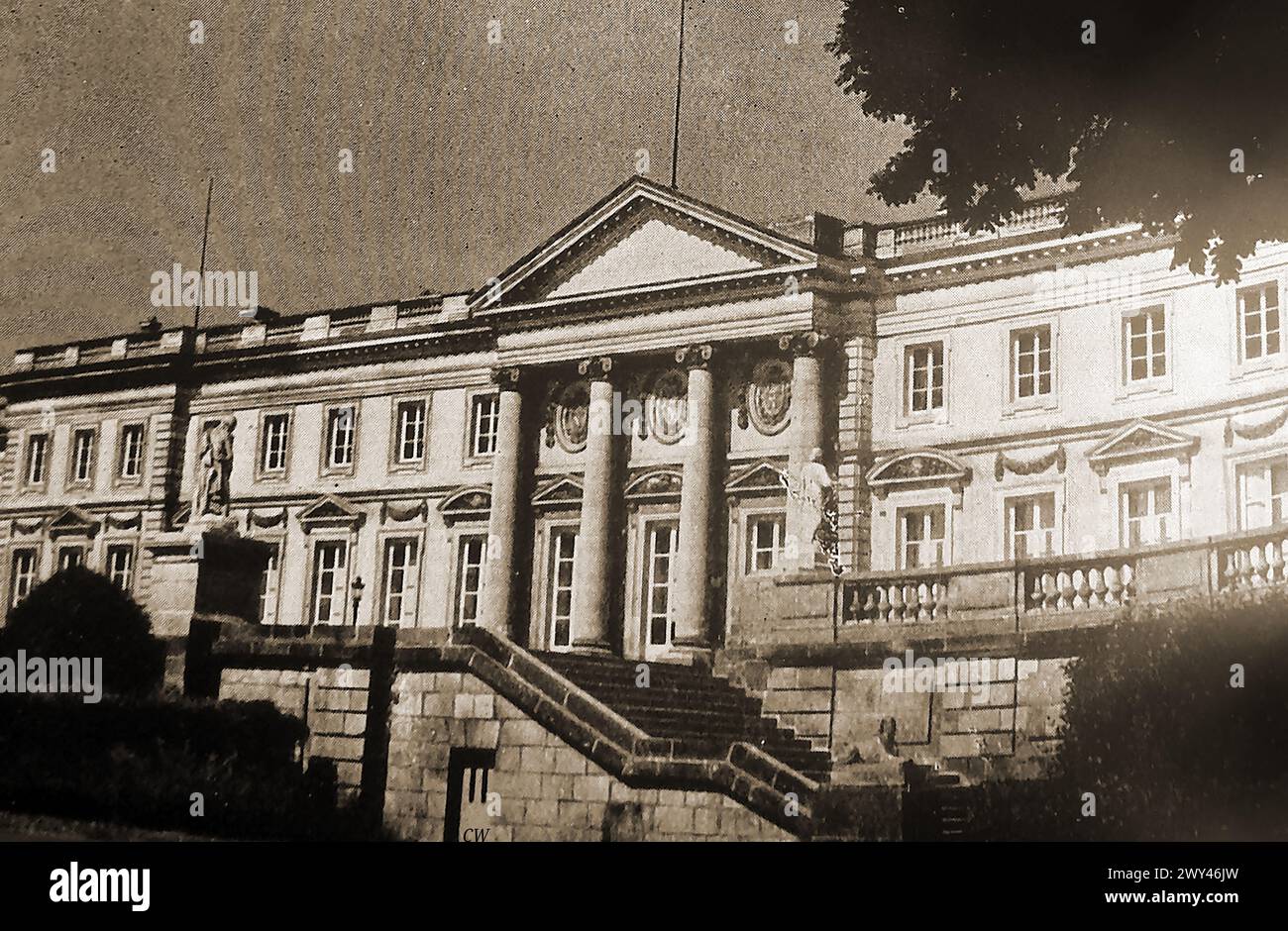 Francia 1939 - il Palazzo di Maria Luisa a Compiegne - Francia 1939 - le Palais de Marie-Louise à Compiègne - Foto Stock