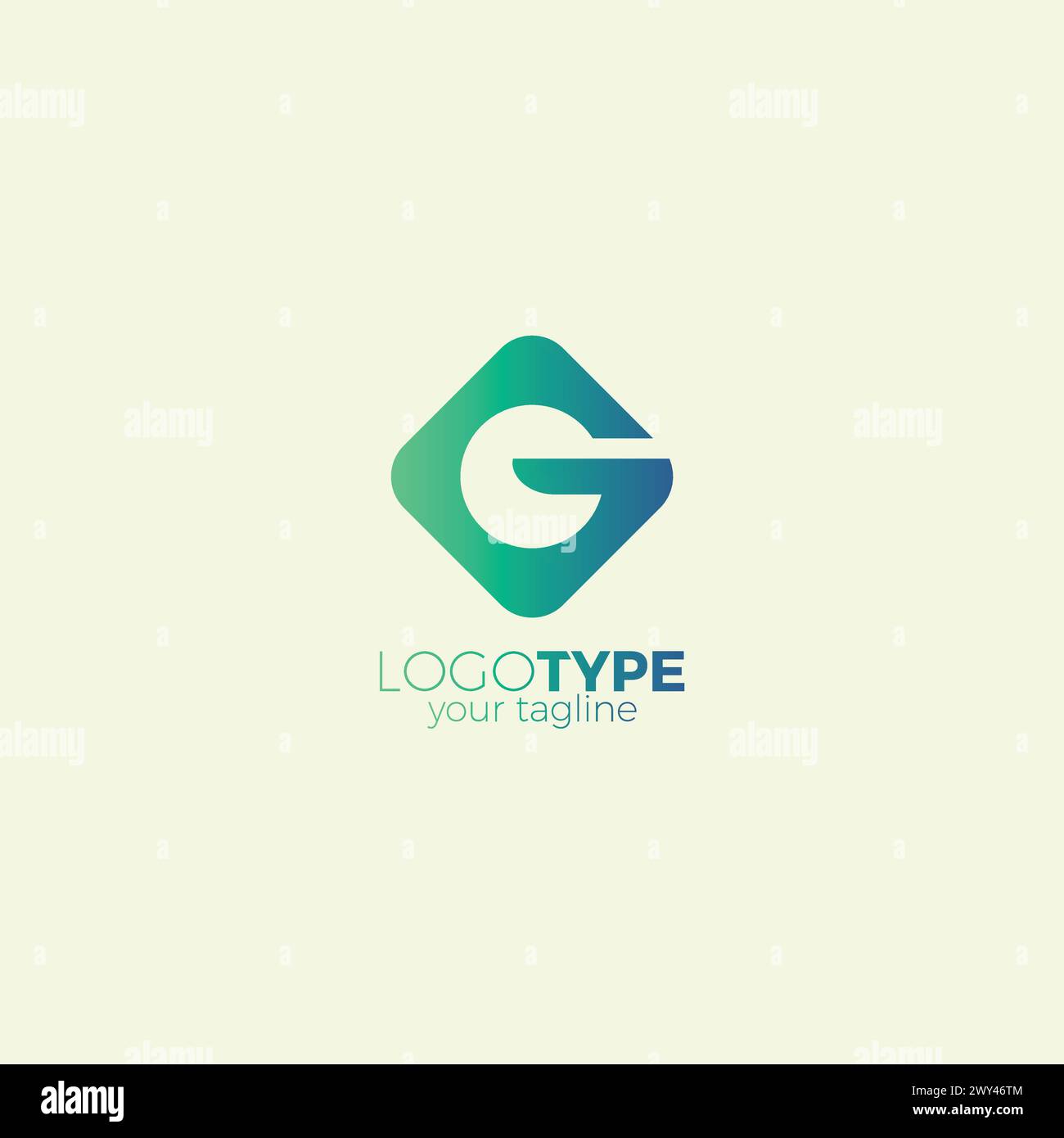 G icona del logo. Vettore icona lettera G. Illustrazione Vettoriale