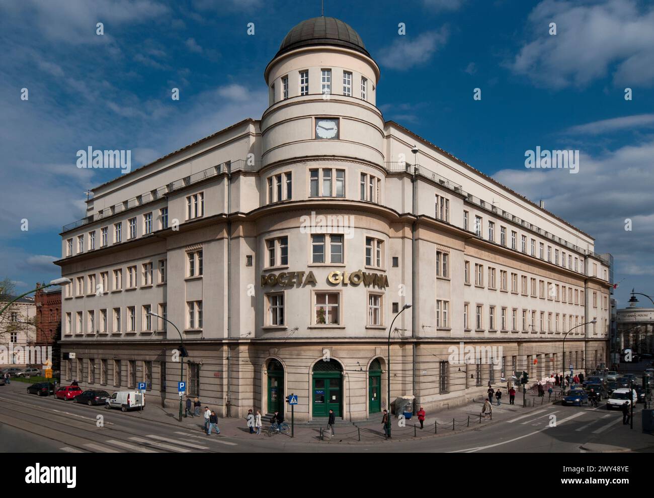 Ufficio postale principale, Wielopole, Fryderyk Tadanier, Cracovia, Polonia Foto Stock