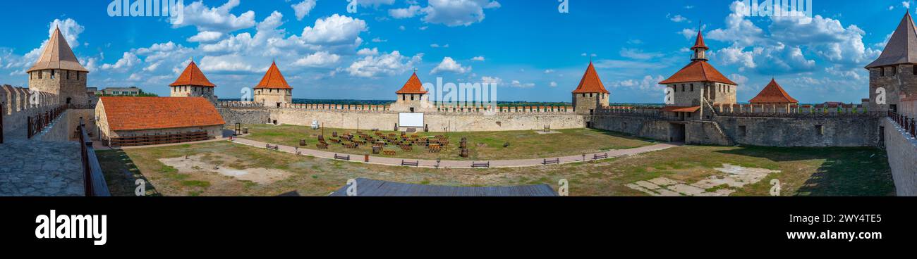 Fortezza di Tighina nella città moldava di Bender Foto Stock