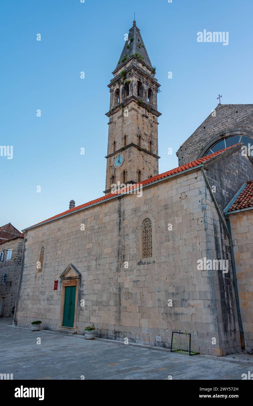 Chiesa di San Nicola a Perast, Montenegro Foto Stock