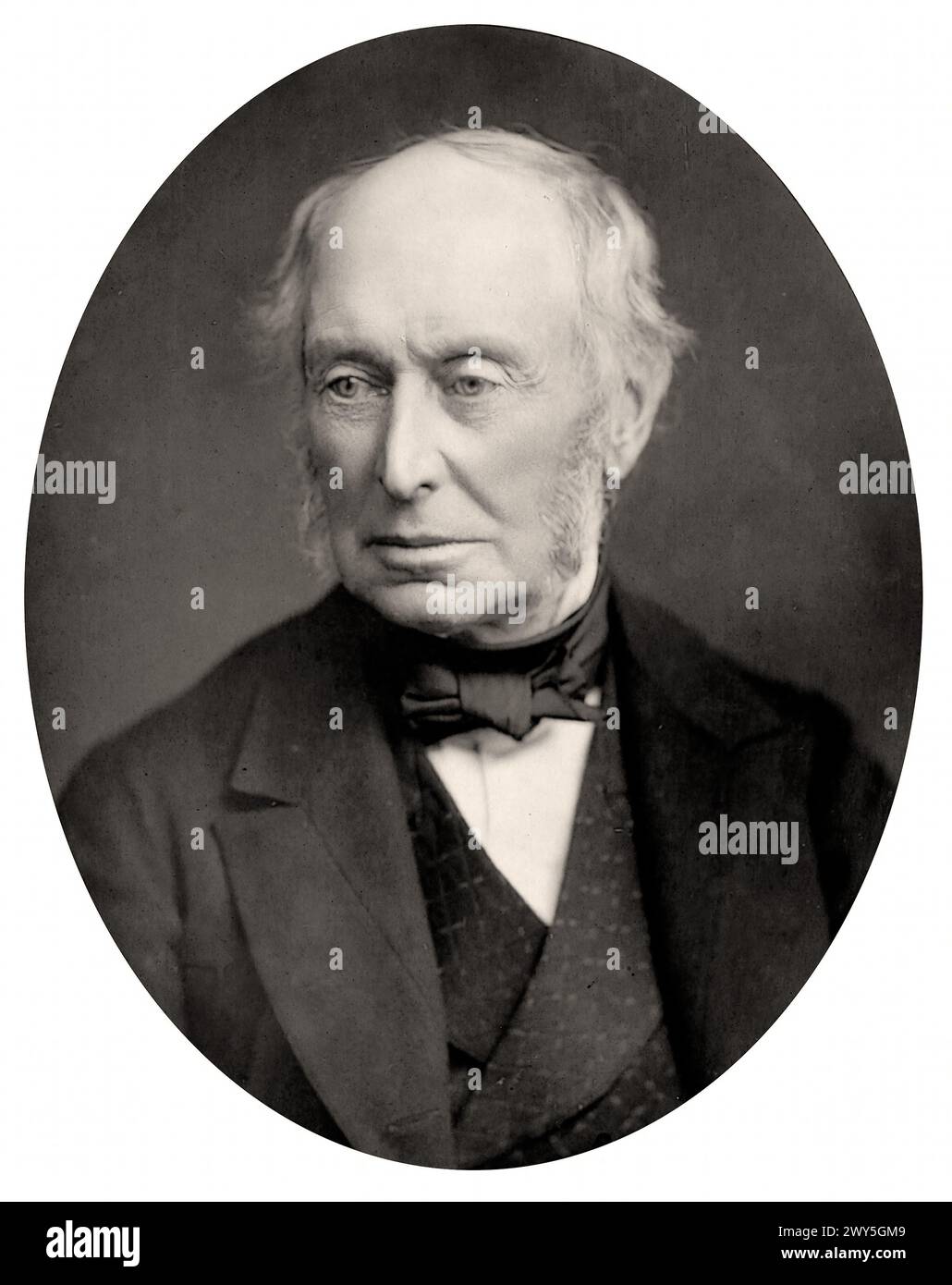 William George Armstrong (1810-1900) industriale britannico inventore e scienziato - fotografo sconosciuto Foto Stock