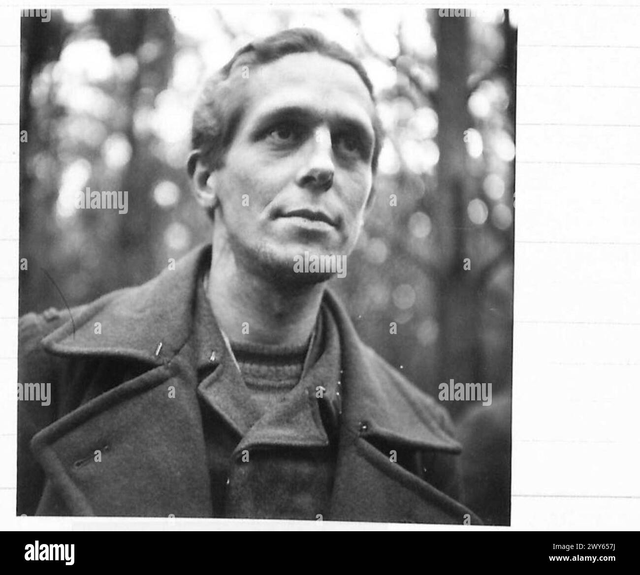 Fotografie ravvicinate di prigionieri tedeschi catturati dall'esercito britannico, 21st Army Group, che mostrano singoli soldati in custodia dopo le operazioni della seconda guerra mondiale. Foto Stock