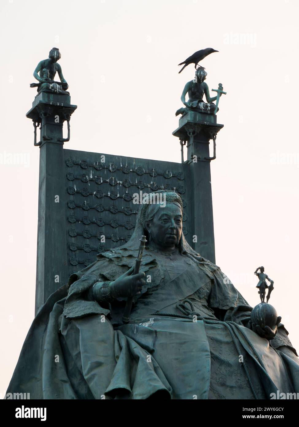 India, Calcutta, Victoria Memorial Foto Stock