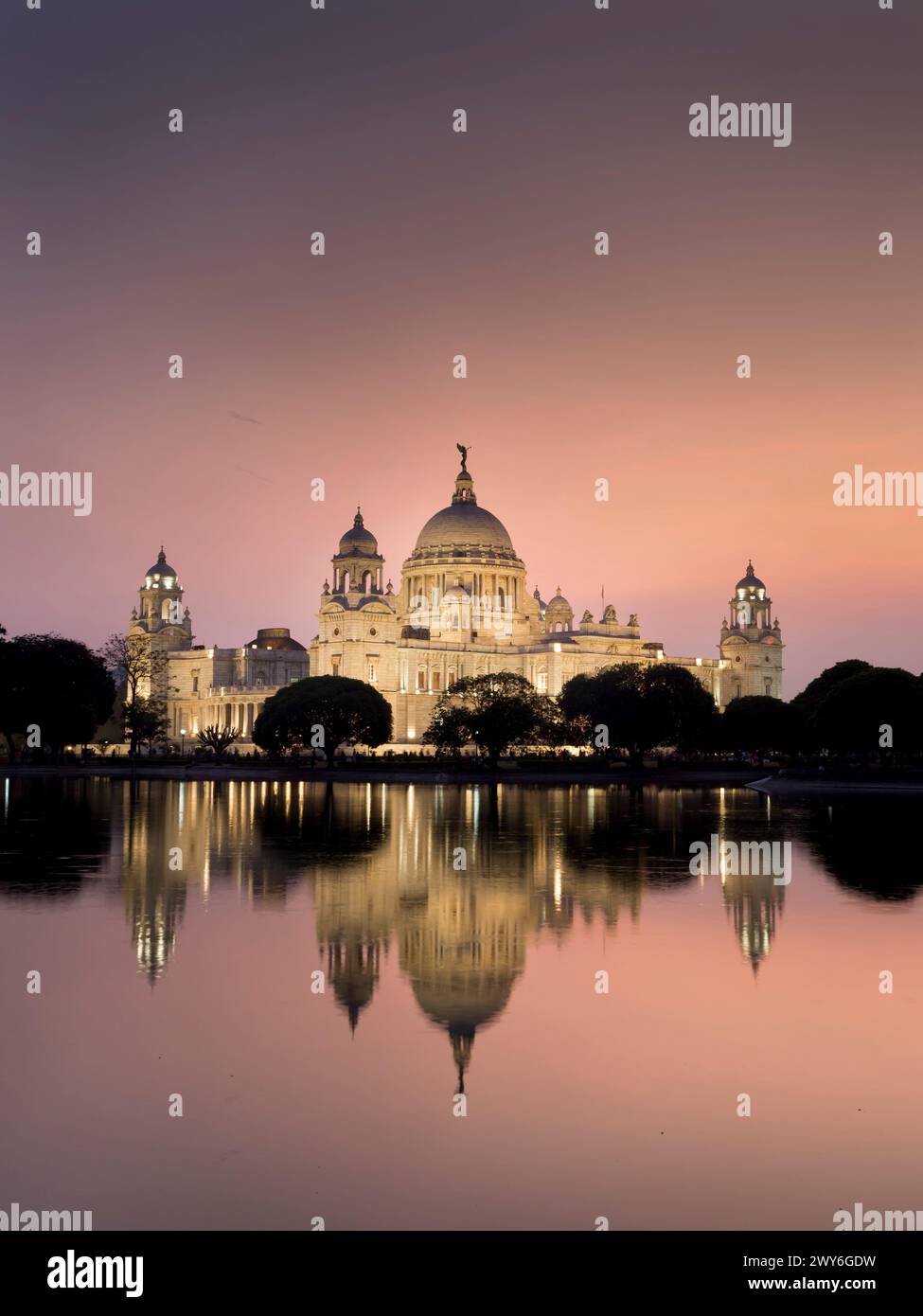 India, Calcutta, Victoria Memorial Foto Stock