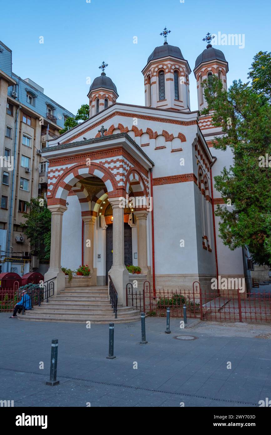 Chiesa di Zlatari nella capitale rumena Bucarest Foto Stock