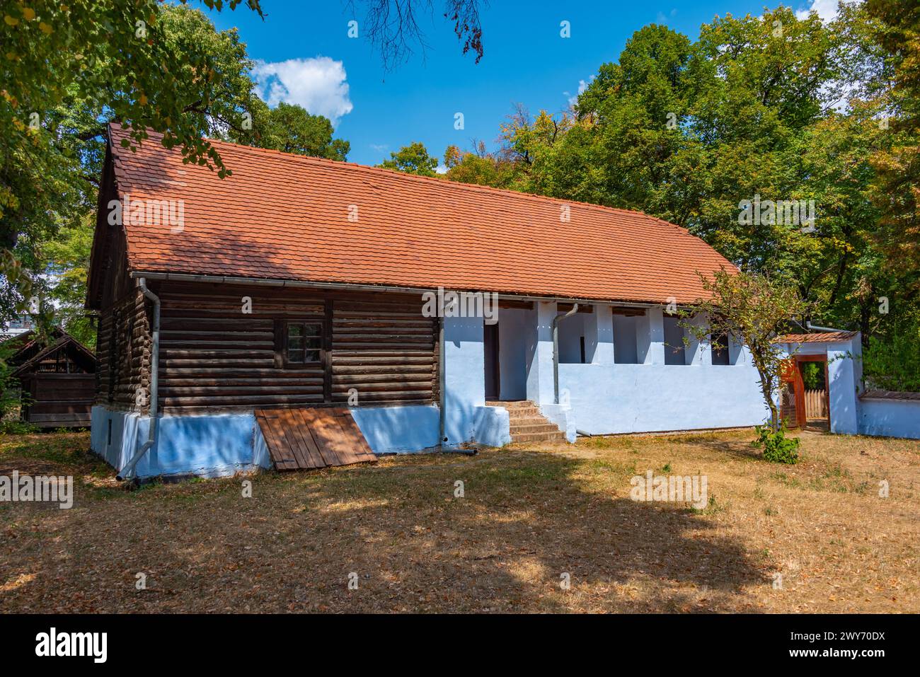 Museo del Villaggio Nazionale Dimitrie gusti nella capitale rumena Bucarest Foto Stock