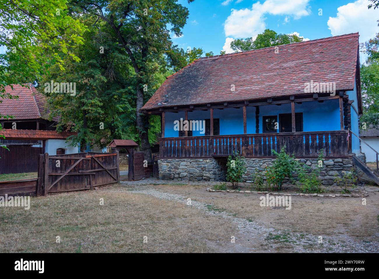 Museo del Villaggio Nazionale Dimitrie gusti nella capitale rumena Bucarest Foto Stock