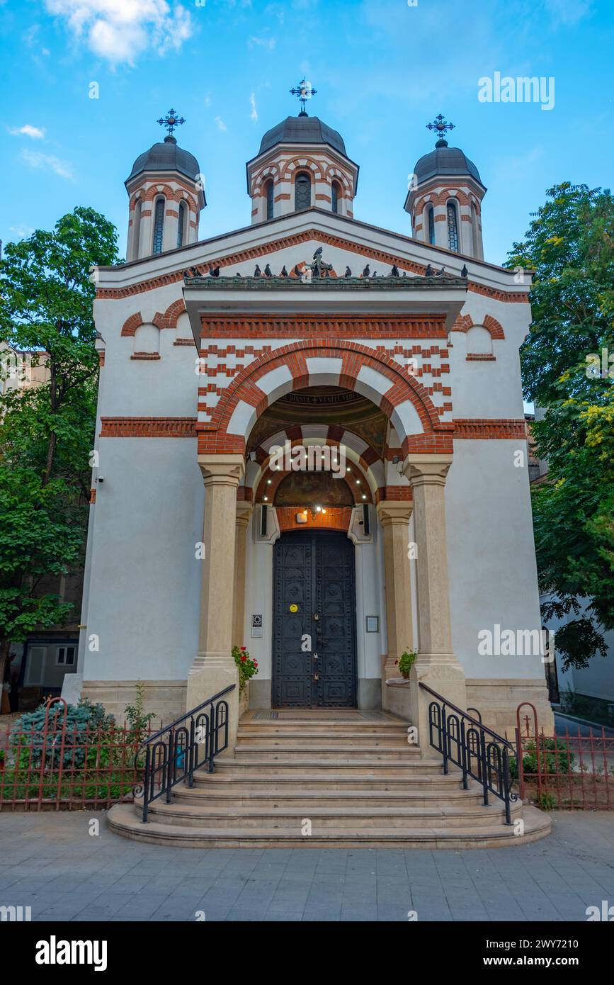 Chiesa di Zlatari nella capitale rumena Bucarest Foto Stock
