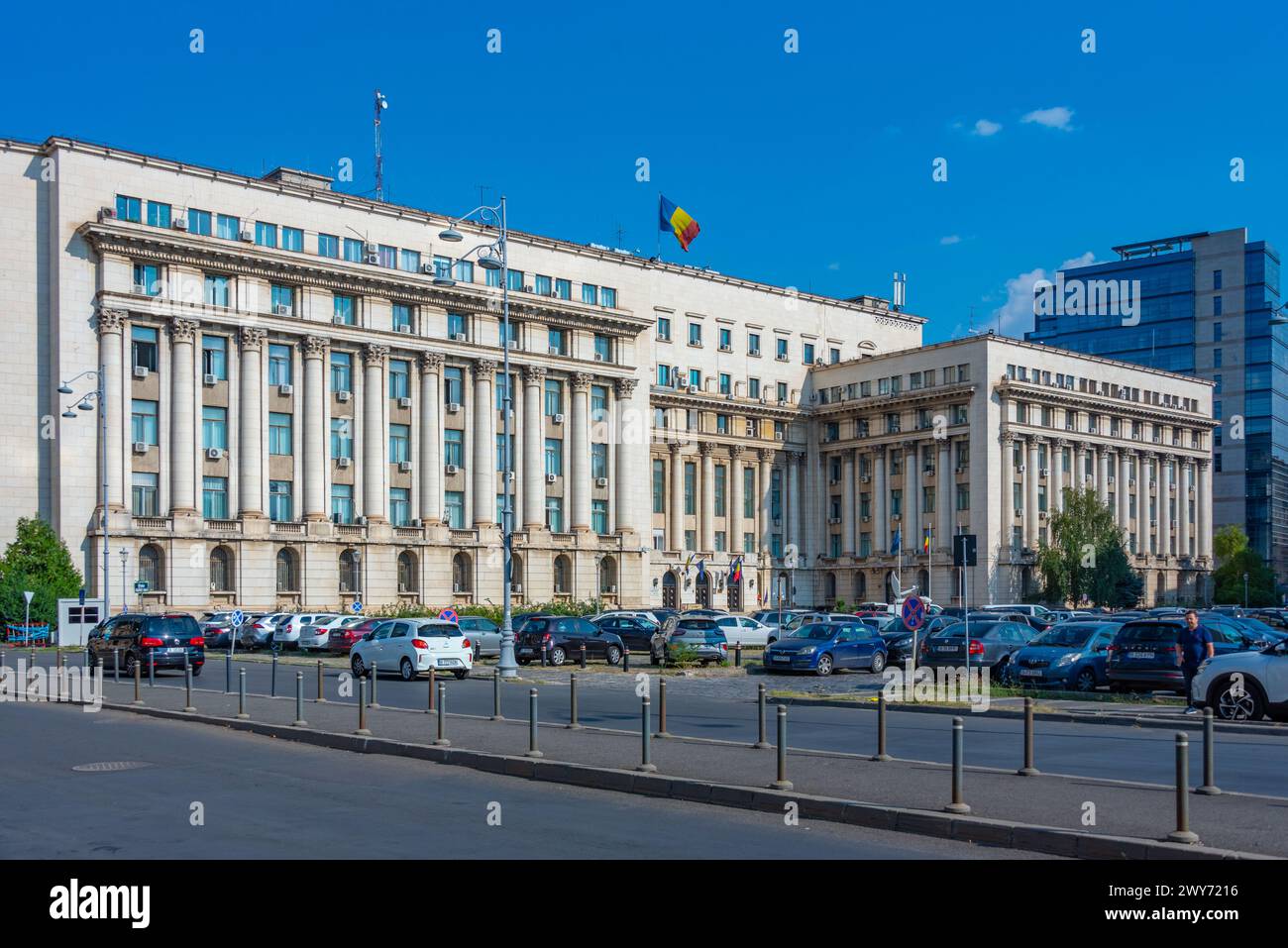 Ministero degli affari interni della capitale rumena Bucarest Foto Stock