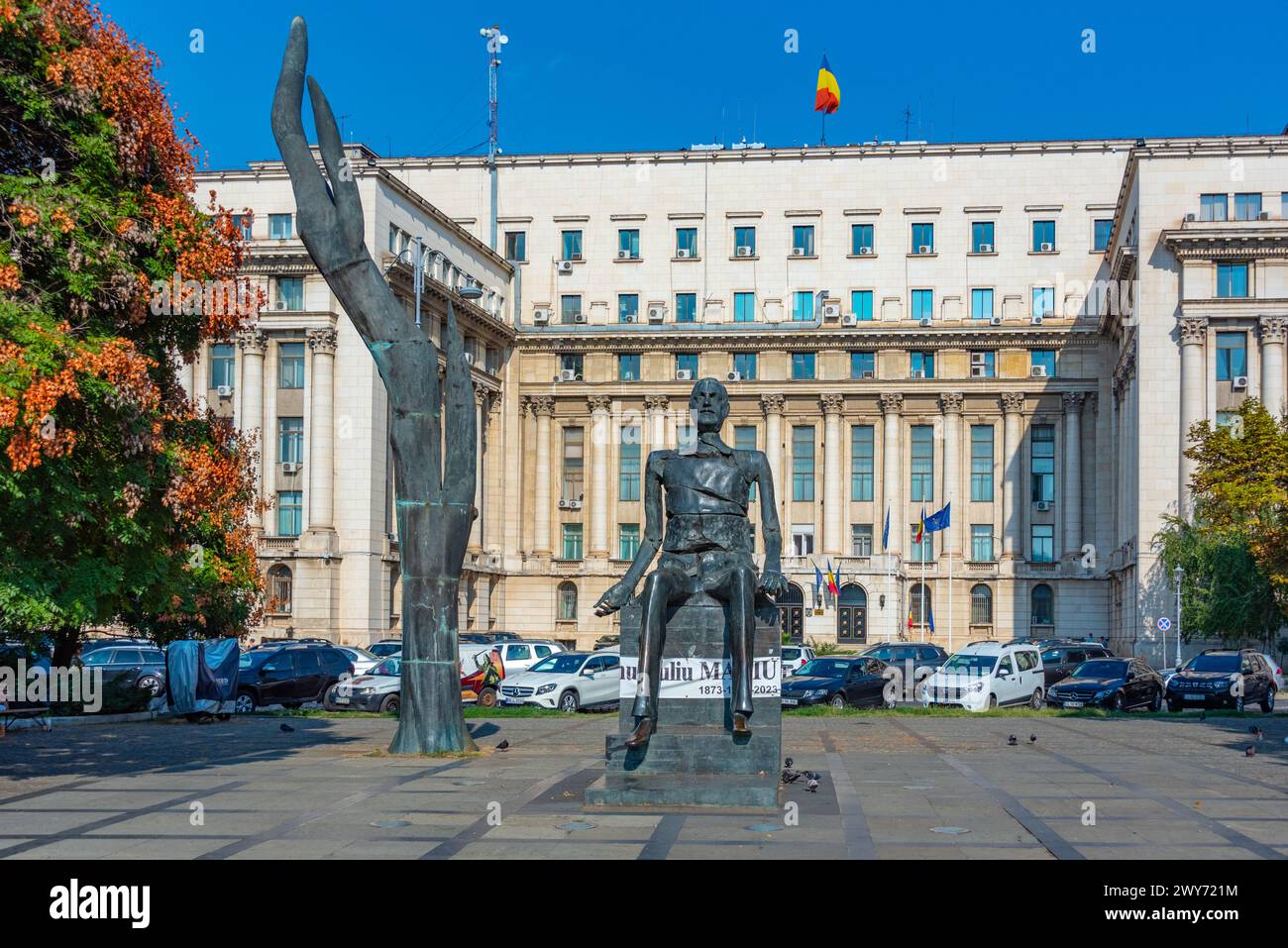 Ministero degli affari interni della capitale rumena Bucarest Foto Stock