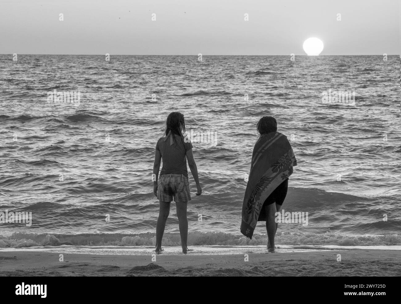 Il bianco e nero esalta i dettagli dell'immagine Foto Stock