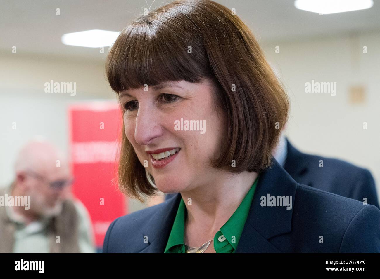 Rachel Reeves, Cancelliere ombra del Partito Laburista. Foto Stock
