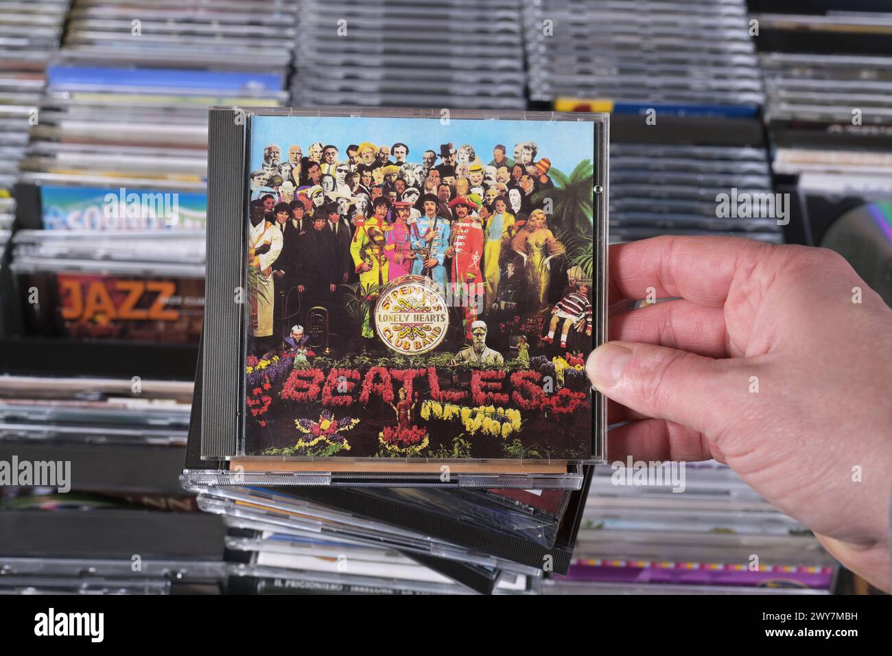 CD: Beatles - Sgt. Pepper's Lonely Hearts Club Band Foto Stock