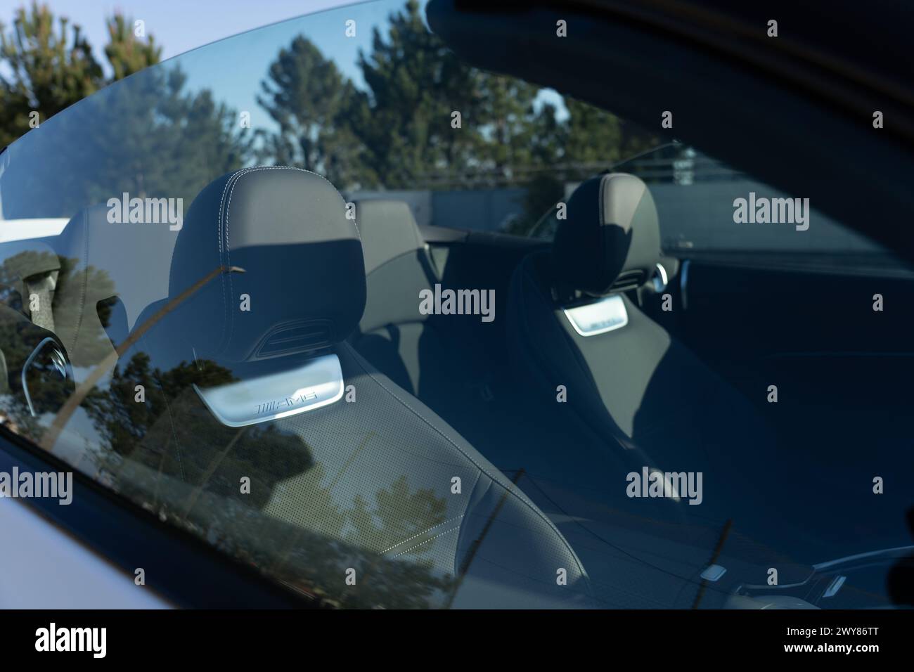 La Roadster della Mercedes AMG. La nuova Mercedes AMG SL43 Foto Stock