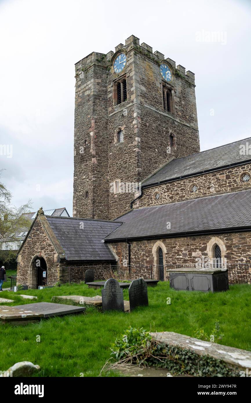 St Mary's Church, Conwy, Galles, Gran Bretagna Foto Stock