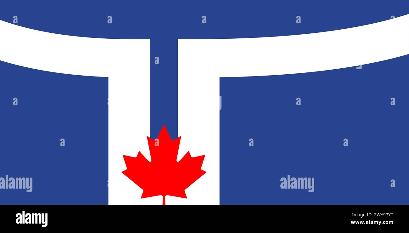 Bandiera della città di Toronto - Ontario Foto Stock