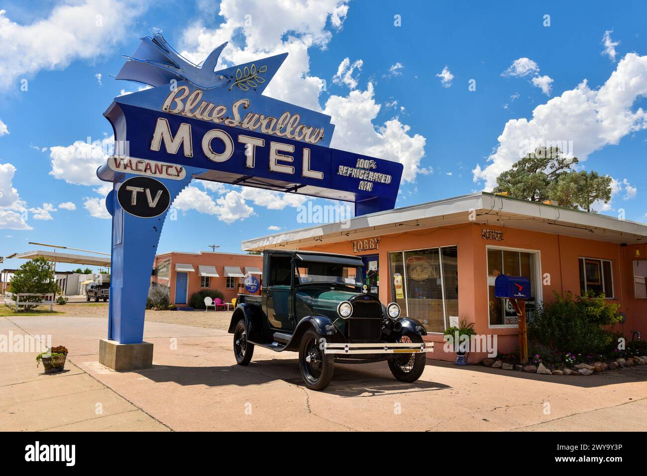 Tucumcari, New Mexico, Route 66, Stati Uniti Foto Stock