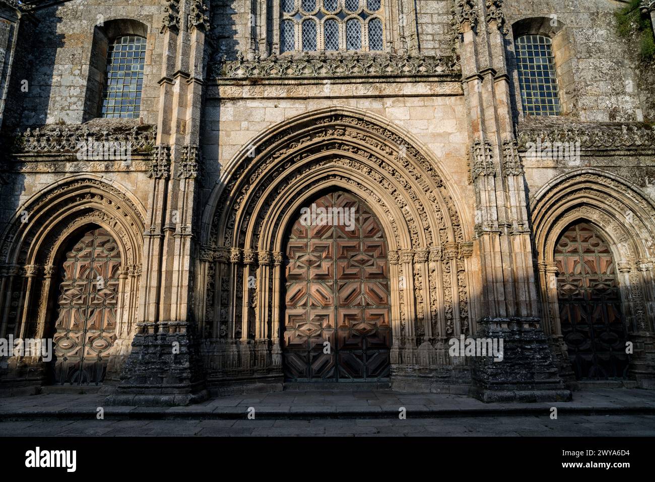 Cattedrale di nostra Signora dell'assunzione nella città di Lamego in Portogallo Foto Stock