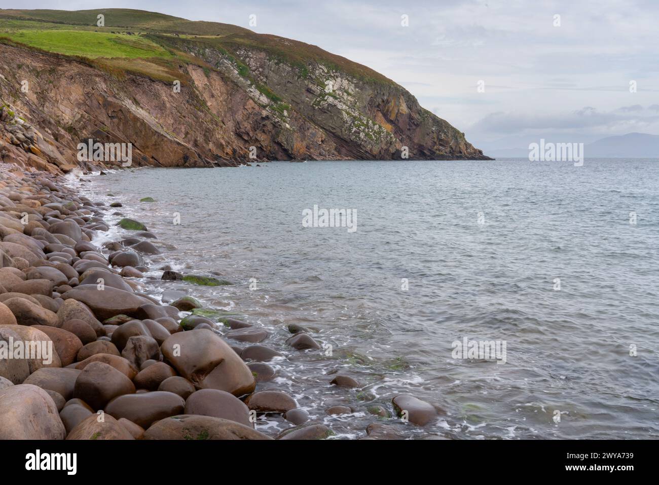 Minard Beach, Kilmurry, Banogue, Co Kerry, Irlanda Foto Stock