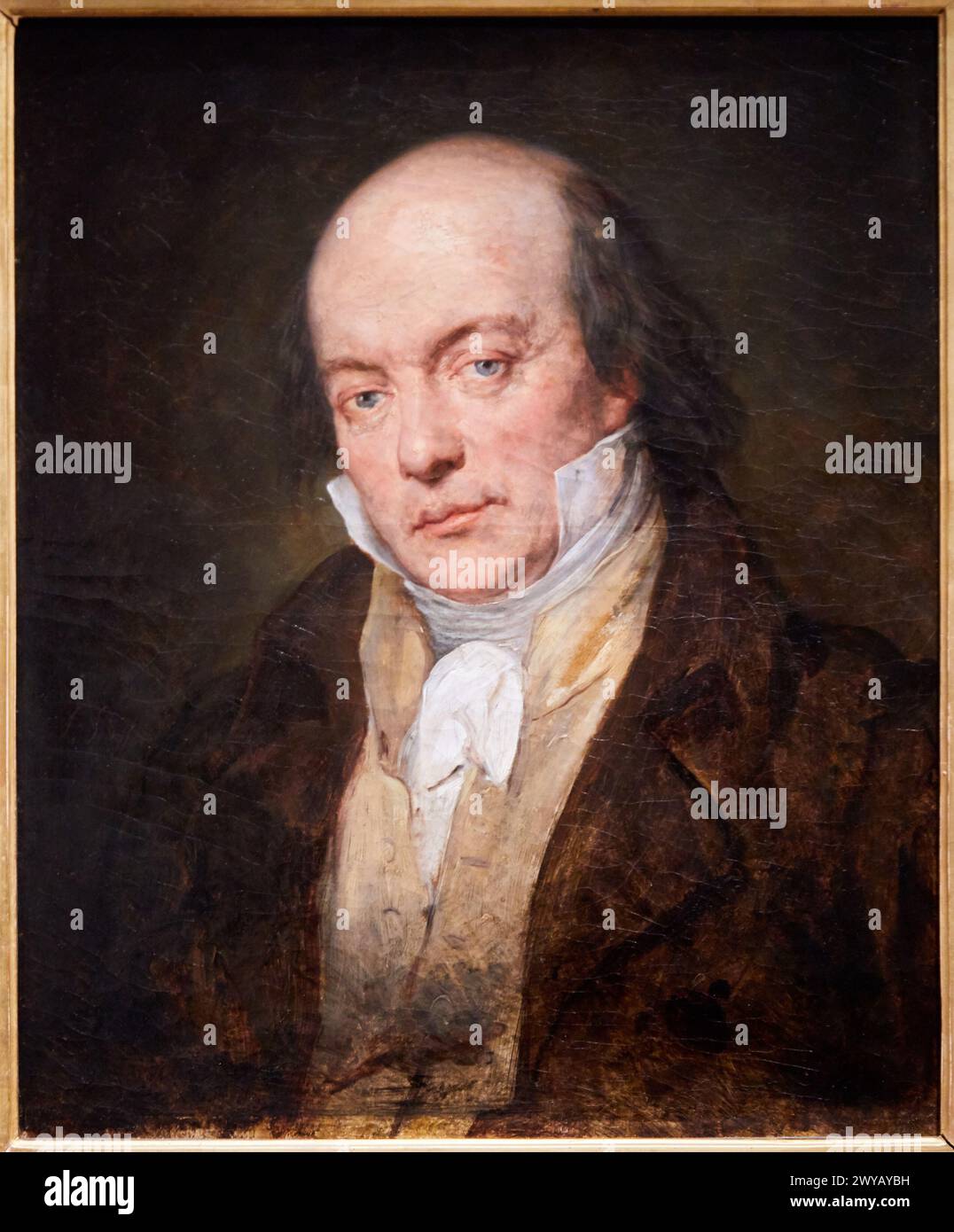 Pierre-Jean de Béranger (1780-1857), poète-chansonnier, 1830, Ary Scheffer, Petit Palais Musée des Beaux Arts de la Ville de Paris, Francia, Europa. Foto Stock