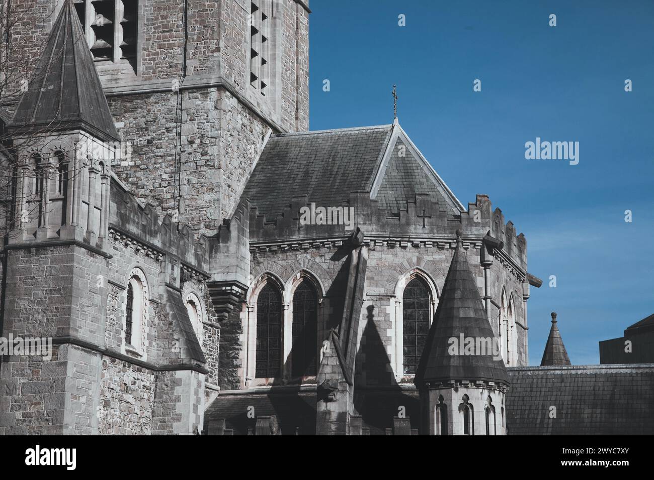 La cattedrale di Christ Church di Dublino, Irlanda Foto Stock