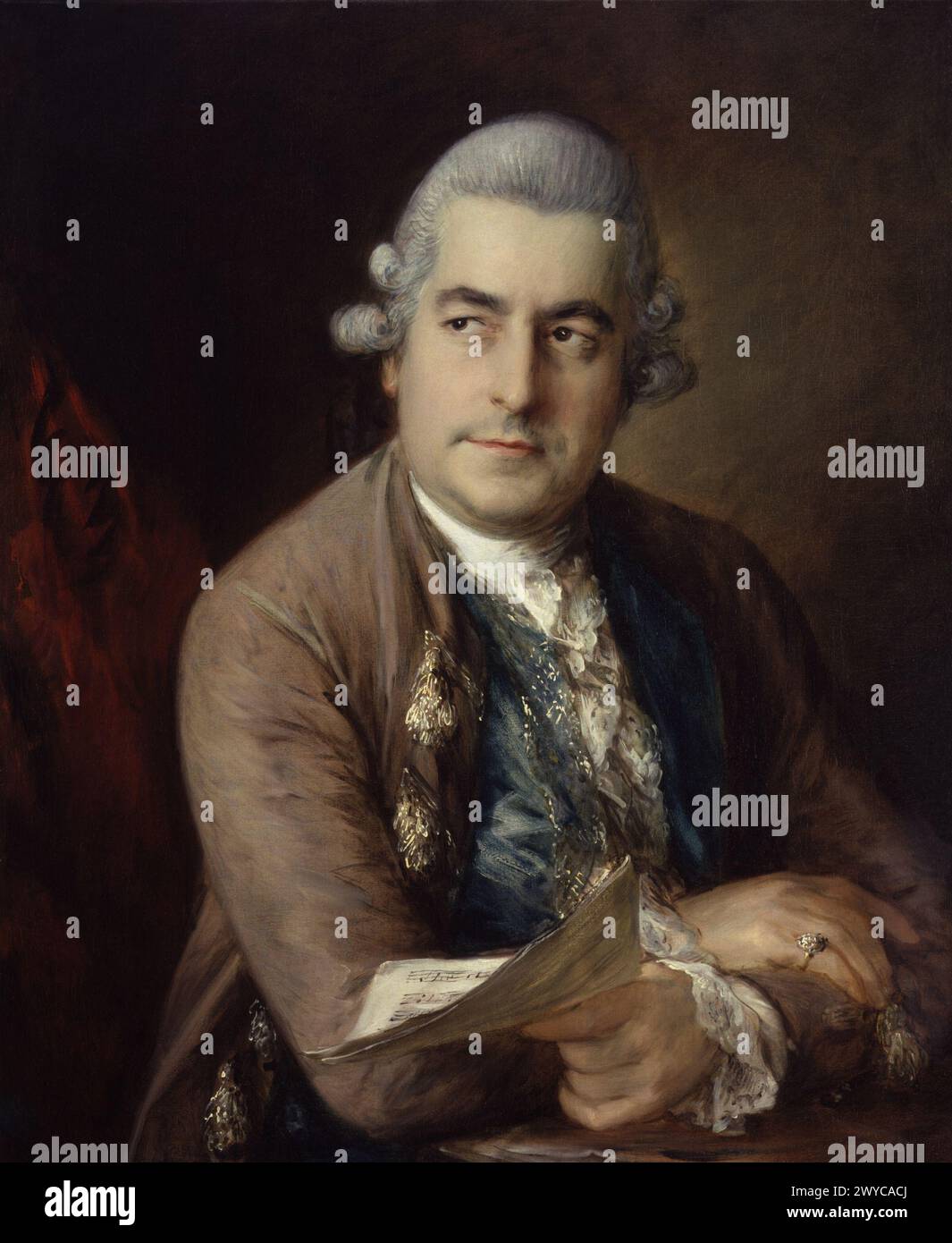 Johann Christian Bach (1776), National Portrait Gallery, Londra Thomas Gainsborough Foto Stock