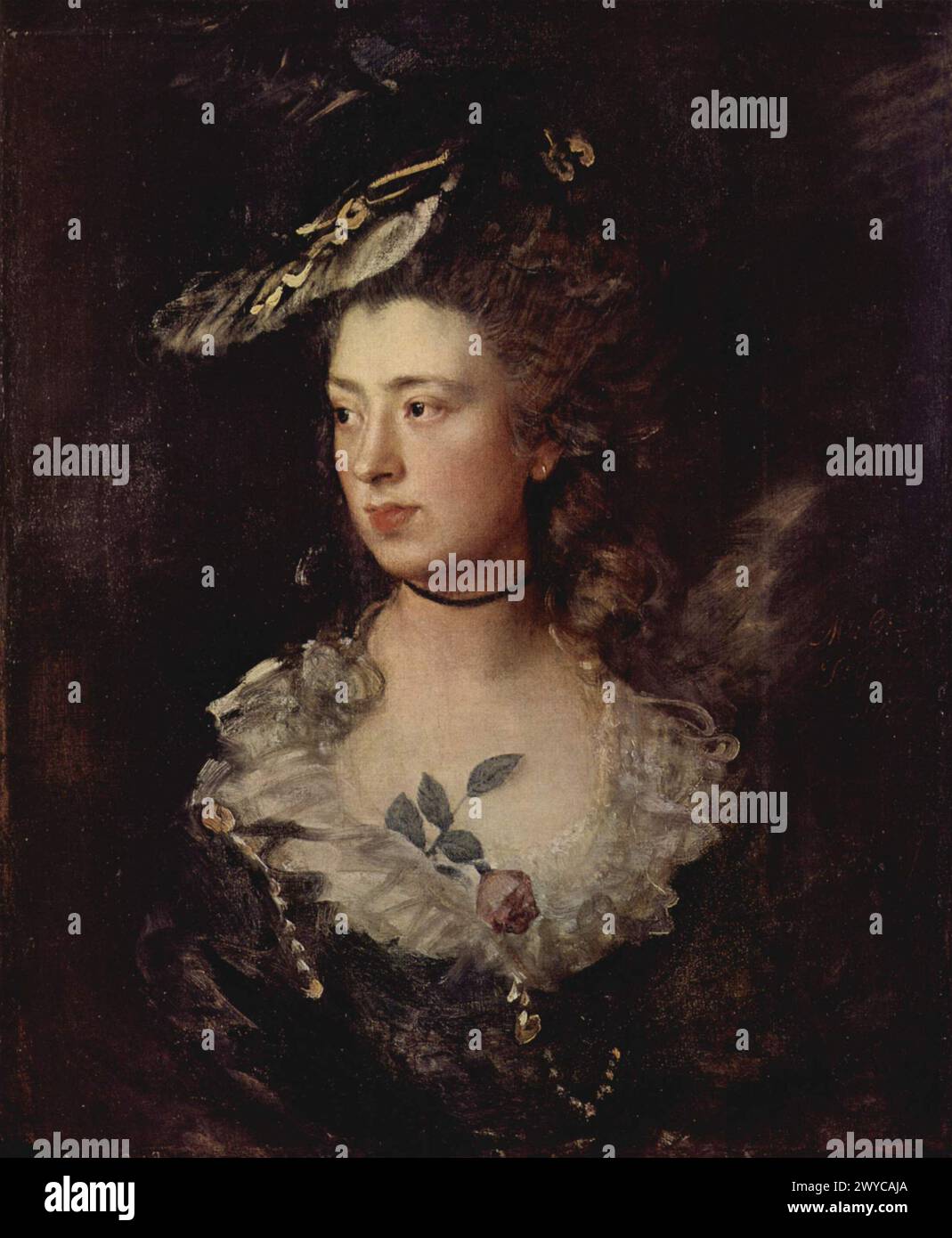 La figlia di Gainsborough Mary (1777), Tate Britain Foto Stock