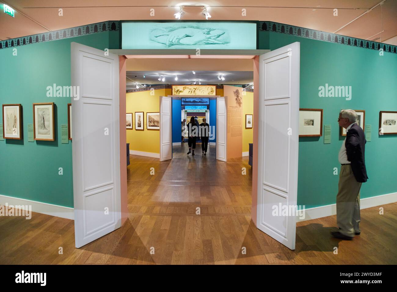 Mostra romantica l'Allemagne, Dessins des musées de Weimar, Petit Palais Musée des Beaux Arts de la Ville de Paris, Francia, Europa. Foto Stock