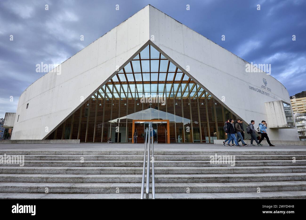 Carlos Santa Maria Center, Gipuzkoa Campus Library, UPV, EHU, Basque Country University, Donostia, San Sebastian, Gipuzkoa, Spagna, Europa. Foto Stock