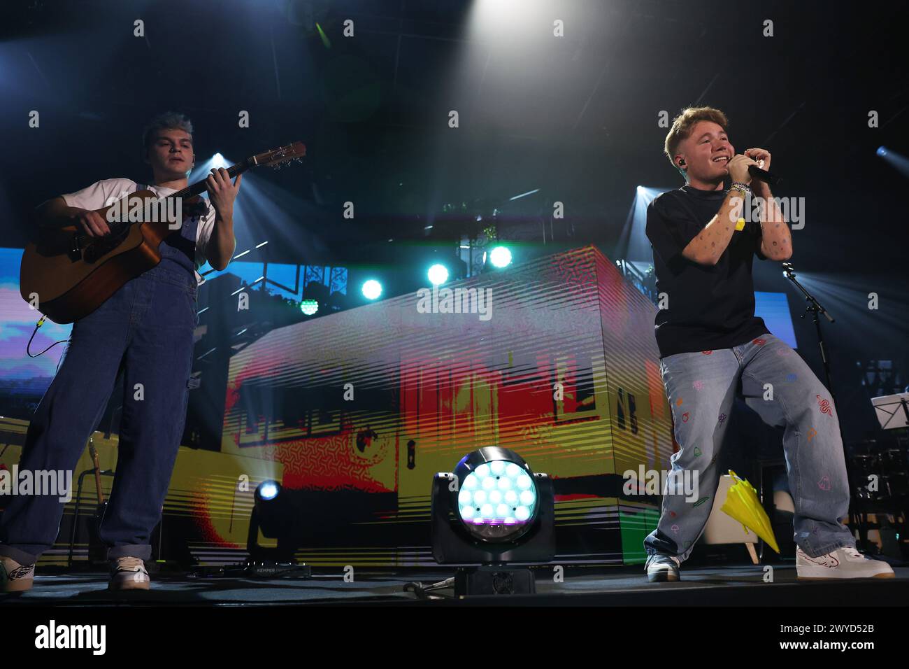 Padova, Italia. 5 aprile 2024. ALFA - non so chi abbia creato il mondo ma so che era innamorato - TOUR 2024 Padova (PD) Kioene Arena nella foto ALFA Credit: Independent Photo Agency/Alamy Live News Foto Stock