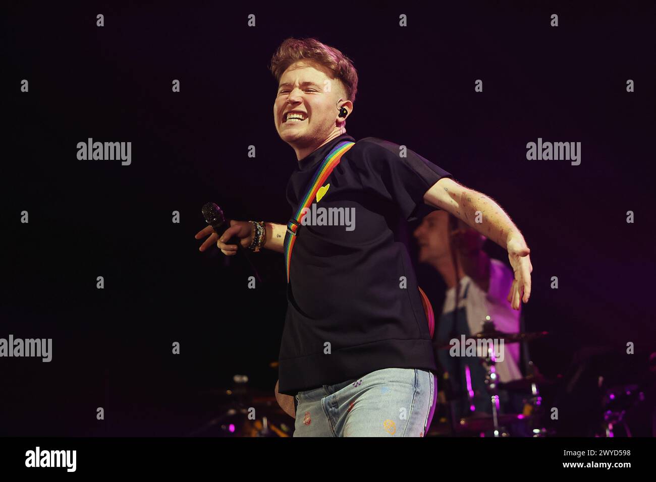 Padova, Italia. 5 aprile 2024. ALFA - non so chi abbia creato il mondo ma so che era innamorato - TOUR 2024 Padova (PD) Kioene Arena nella foto ALFA Credit: Independent Photo Agency/Alamy Live News Foto Stock